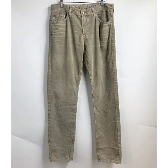 AG Adriano Goldschmied Men's The Graduate Tailored Leg Cotton Corduroy Size 32 - Picture 1 of 14
